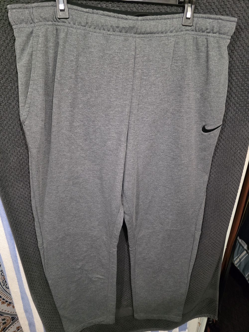 Nike Grey Sweatpants with Black Swoosh
